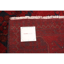 Hand-knotted Finest Khal Mohammadi Red Wool Soft Rug