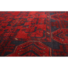 Hand-knotted Finest Khal Mohammadi Red Wool Soft Rug