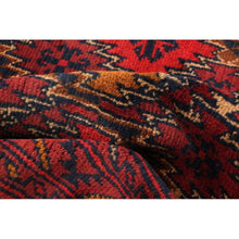 Hand-knotted Finest Khal Mohammadi Red Wool Soft Rug