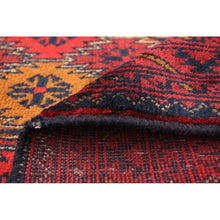 Hand-knotted Finest Khal Mohammadi Red Wool Soft Rug