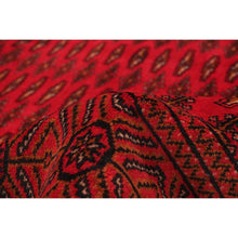 Hand-knotted Khal Red Wool Soft Rug