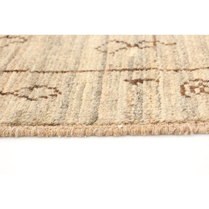 Hand-knotted Marrakech Tan Wool Soft Rug