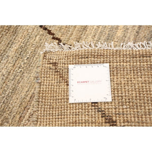 Hand-knotted Marrakech Tan Wool Rug