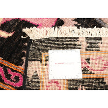 Hand-knotted Signature Collection Black Wool Soft Rug