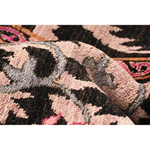 Hand-knotted Signature Collection Black Wool Soft Rug