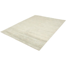 Hand-knotted Tangier Grey Wool Soft Rug