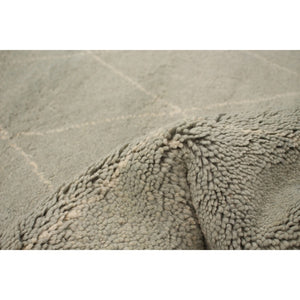 Hand-knotted Tangier Grey Wool Soft Rug