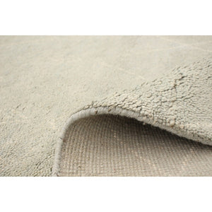 Hand-knotted Tangier Grey Wool Soft Rug