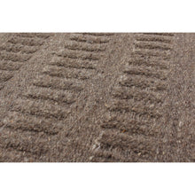 Flat-weave Cambridge Khaki Wool Kilim Rug