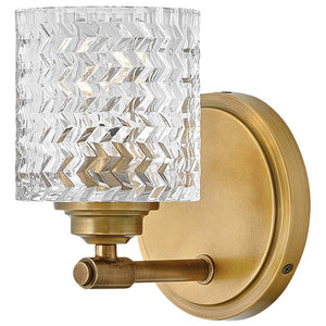 Elle 7 3/4" High Brass Wall Sconce by Hinkley Lighting