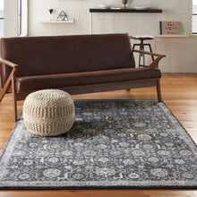 Mila Kunis Collection - Navy Floral Soft Area Rug