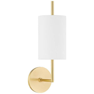 Molly 1 Light Wall Sconce Aged Brass