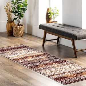 Audrey Machine Washable Geometric Moroccan Area Rug