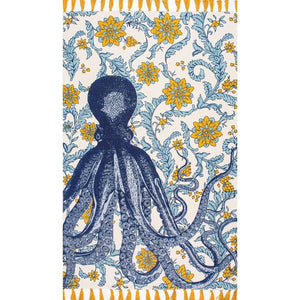 Handmade Cotton Wool Octopus Pattern Multi Soft Area Rugs