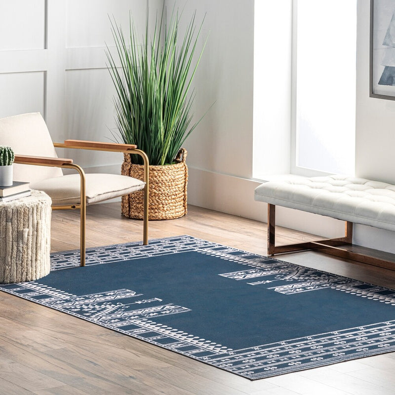 3X4 Tribal Machine Washable Printed Area Rug for any Room, Home Decor