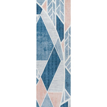 Juli Mosaic Geometric Machine Washable Area Rug