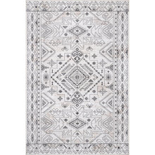 Malena Tribal Bordered Machine Washable Area Rug