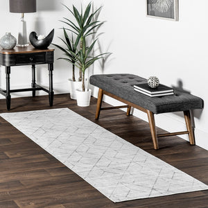 Regan Modern Geometric Machine Washable Soft Area Rug