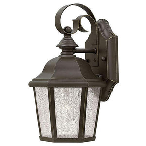 Outdoor Edgewater-Small Wall Mount Lantern-Oil Rubbed Bronze