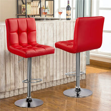 pcs Faux Leather Modern Swivel Counter Bar Stools