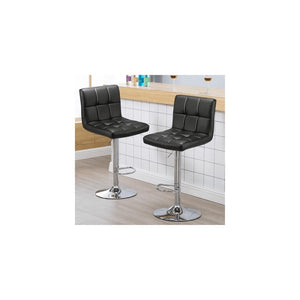 pcs Faux Leather Modern Swivel Counter Bar Stools