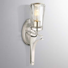 Poleis 16" High Brushed Nickel Wall Sconce