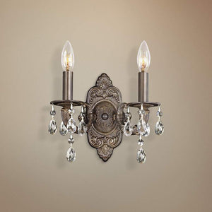 Sutton Collection Antique Two Light Wall Sconce