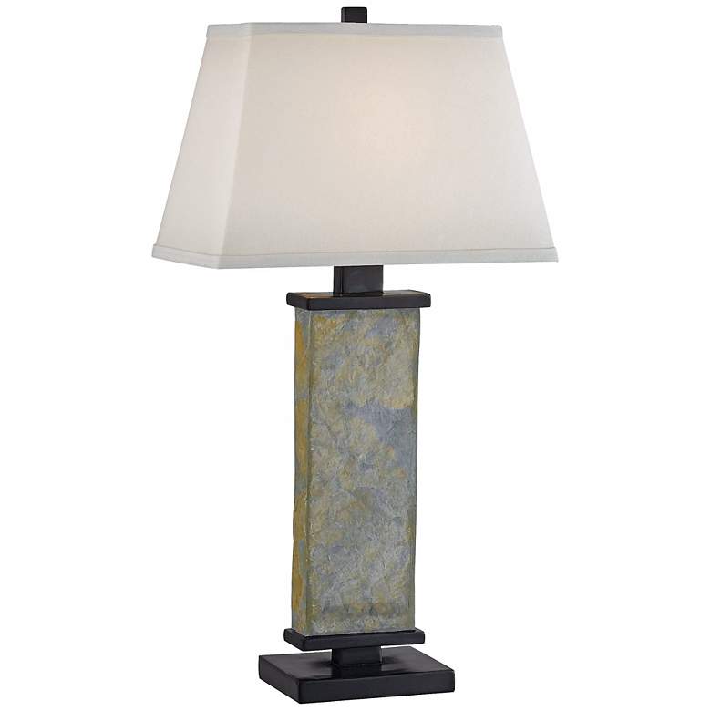 Kenroy Home Hanover Natural Slate Table Lamp